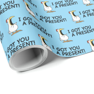 Papel De Regalo TE TRAJE UN REGALO! gallina gritona