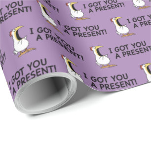 Papel De Regalo TE TRAJE UN REGALO! gallina gritona