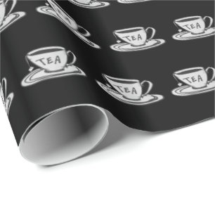 Papel De Regalo Tea Lover Drawing Minimalista