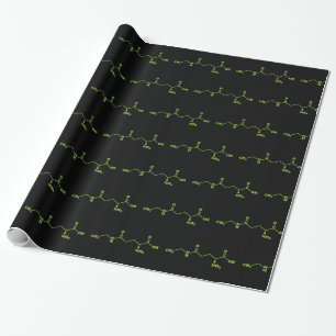 Papel De Regalo Tea Theanine Molecular Chemical Formula