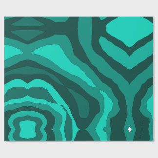 Papel De Regalo Teal Camo Wrapping Paper
