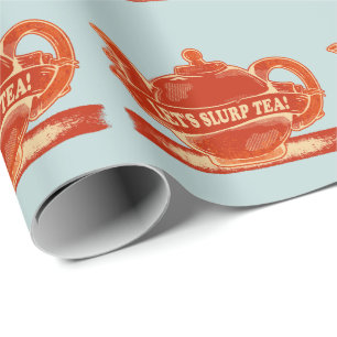 Papel De Regalo Teapot Funny Bebe Tea