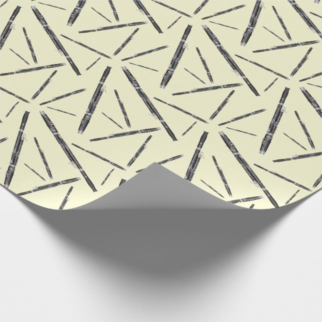 Papel De Regalo Teatro de música de Bassoon Woodwind (Esquina)