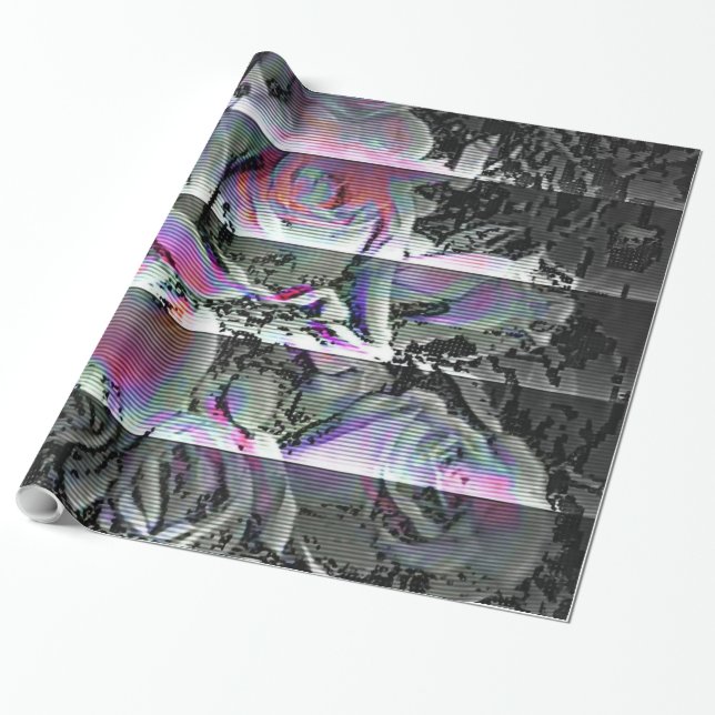 Papel de Regalo Techno Bouquet (Desenrollado)