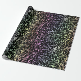 Papel De Regalo techno rainbo :