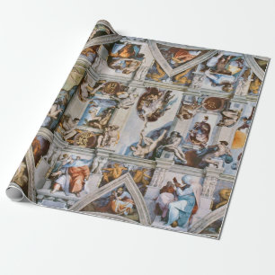 Papel De Regalo Techo de la Capilla Sixtina Michelangelo