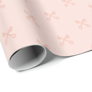 Papel De Regalo Teclas recortadas en rosa