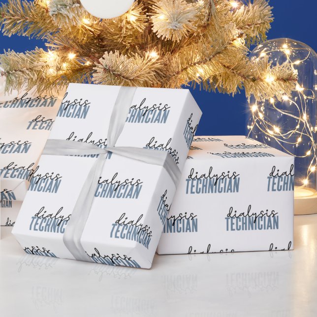 Papel De Regalo Técnico de diálisis | Regalos tecnológicos de nefr (Vacaciones)