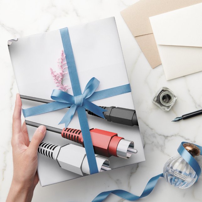 Papel De Regalo Tecnología de vídeo de cables de audio (Subido por el creador)