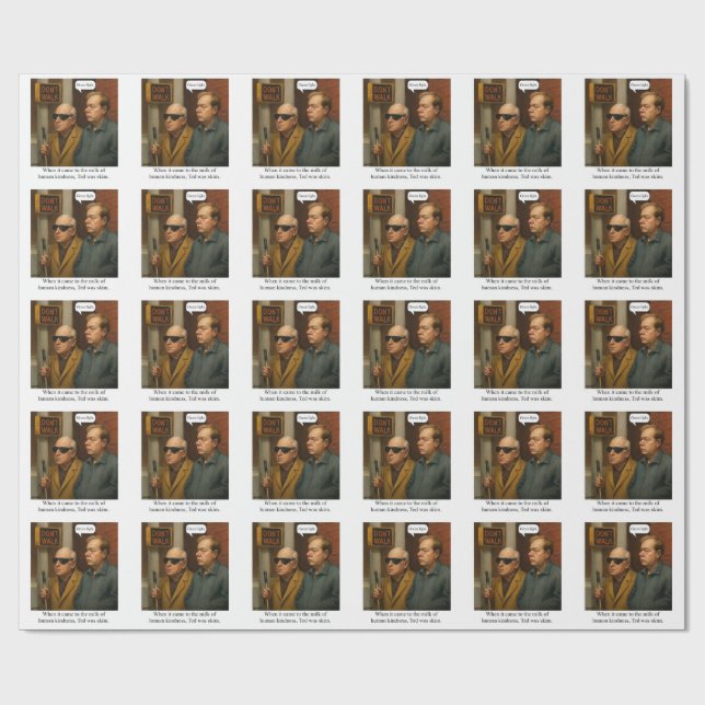 Papel De Regalo Ted was skim. T-Shirt (Superficie plana)