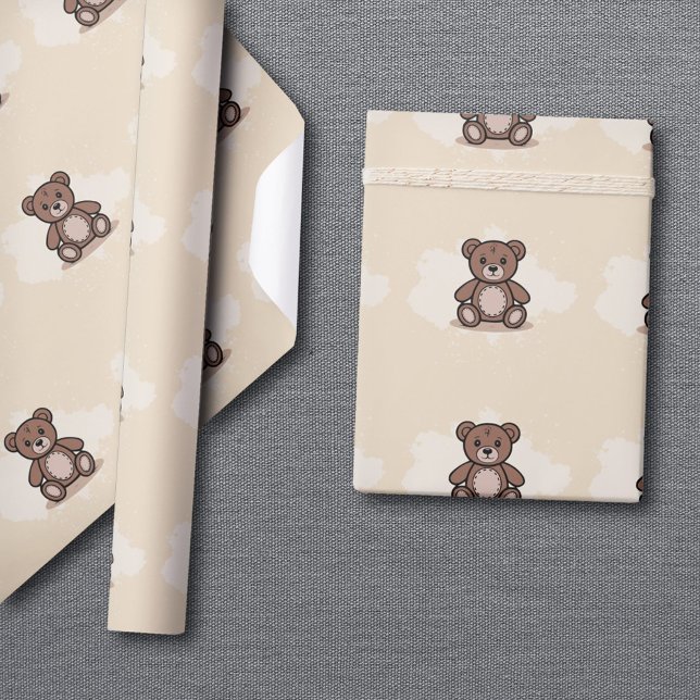 Papel De Regalo Teddy Bear (Teddy Bear Wrapping Paper)