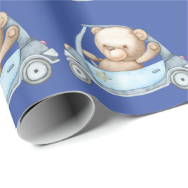 Papel De Regalo Teddy Bear Baby Bear Colectivo Baby Shower