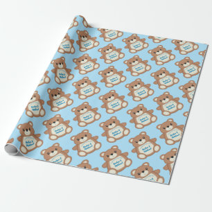 Papel De Regalo Teddy Bear Baby Shower