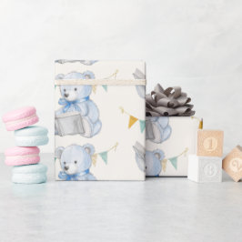 Papel De Regalo Teddy Bear leyendo un libro