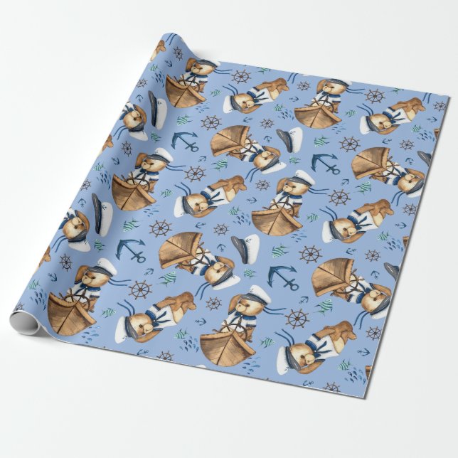 Papel De Regalo Teddy Bears Wraping Paper (Desenrollado)
