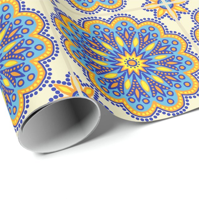 Papel De Regalo Teja de Talavera (Esquina del rollo)