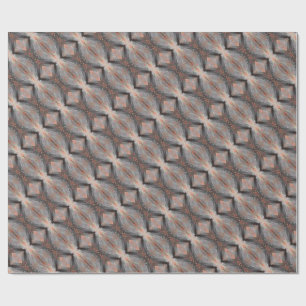 Papel De Regalo Tejido de diamante de cobre