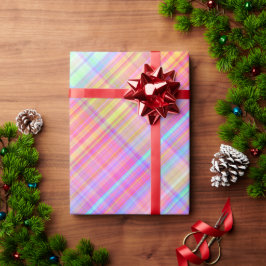 Papel De Regalo Tejido de plástico de color multicolor