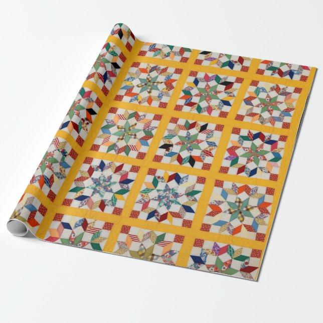 Papel De Regalo Tejido de rueda del carpintero (Desenrollado)