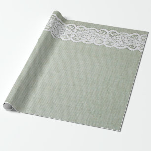 Papel De Regalo Tejido textil y encaje