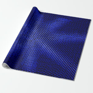 Papel De Regalo Tejidos de manteca azul y negro