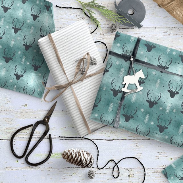 Papel De Regalo Tejidos de venado Flechas Navidades Patrón ID861 V (Subido por el creador)