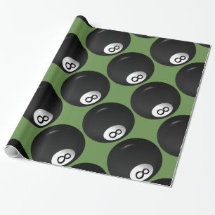 Papel De Regalo Tema de billar bola ocho