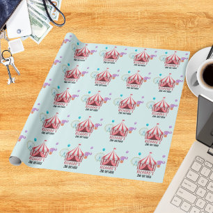 Papel De Regalo Tema de Carnaval de Circo para Fiesta de Cumpleaño