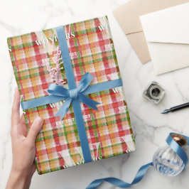 Papel De Regalo Tema de evento de monograma personalizado de cuadr