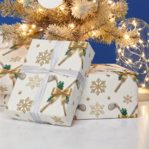 Papel De Regalo Tema de golf Navidad 