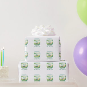 Papel De Regalo Tema de golf personalizado