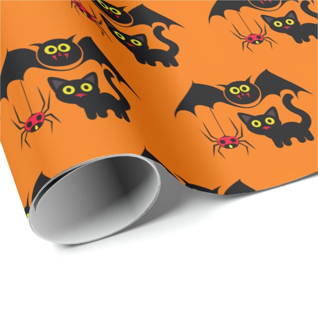 Papel De Regalo Tema de Halloween (Esquina del rollo)