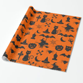 Papel De Regalo Tema de la diversión de Halloween