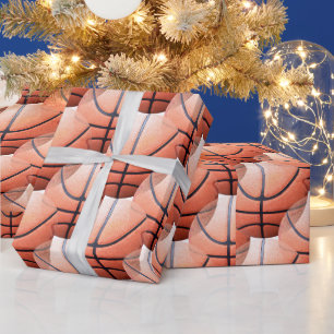 Papel De Regalo Tema de los deportes de baloncesto