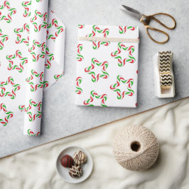 Papel De Regalo Tema de los Navidades "Candy Cane"