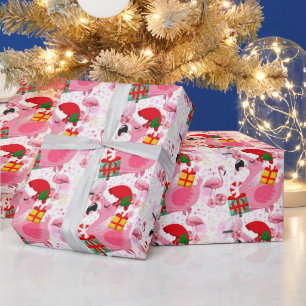 Papel De Regalo Tema de los Navidades de flamenco