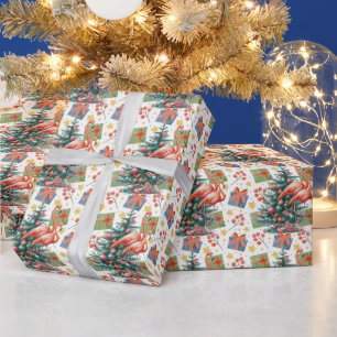 Papel De Regalo Tema de los Navidades de flamenco