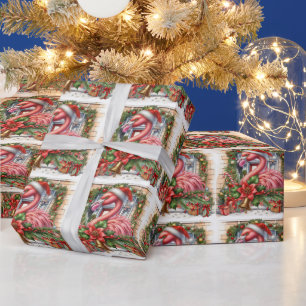 Papel De Regalo Tema de los Navidades de flamenco