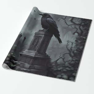 Papel De Regalo Tema del cementerio del gótico