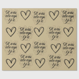 Papel De Regalo Tema del oro del aniversario del boda