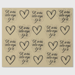 Papel De Regalo Tema del oro del aniversario del boda