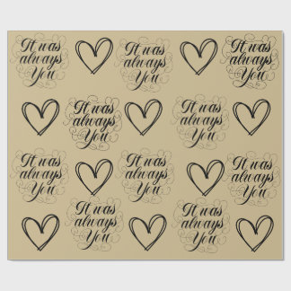 Papel De Regalo Tema del oro del aniversario del boda