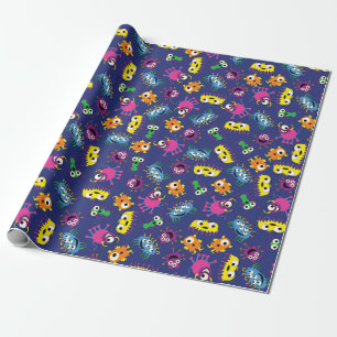 Papel De Regalo Tema divertido lindo de la fiesta de cumpleaños