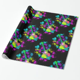 Papel De Regalo Tema musical de Guitarra Arcoiris