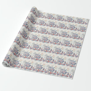 Papel De Regalo Tema náutico Vamos a buscar a Nauti