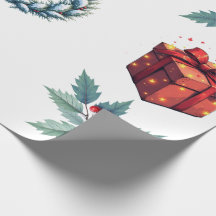 Papel de regalo - Tema navideño