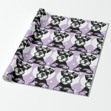 Tema personalizado Peeking Terrier Purple