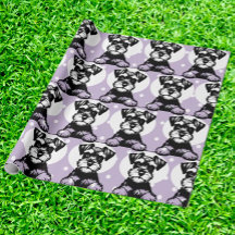 Tema personalizado Peeking Terrier Purple