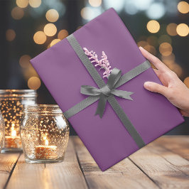 Papel De Regalo Tendencia Color Púrpura Medio
