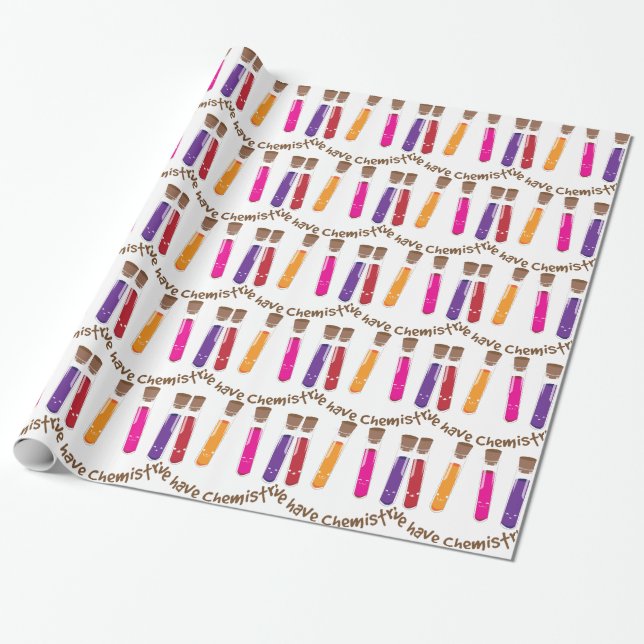 Papel De Regalo Tenemos química (Desenrollado)